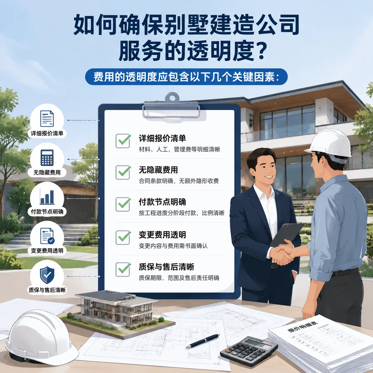 在 天柱 如何确保别墅建造公司服务的透明度?