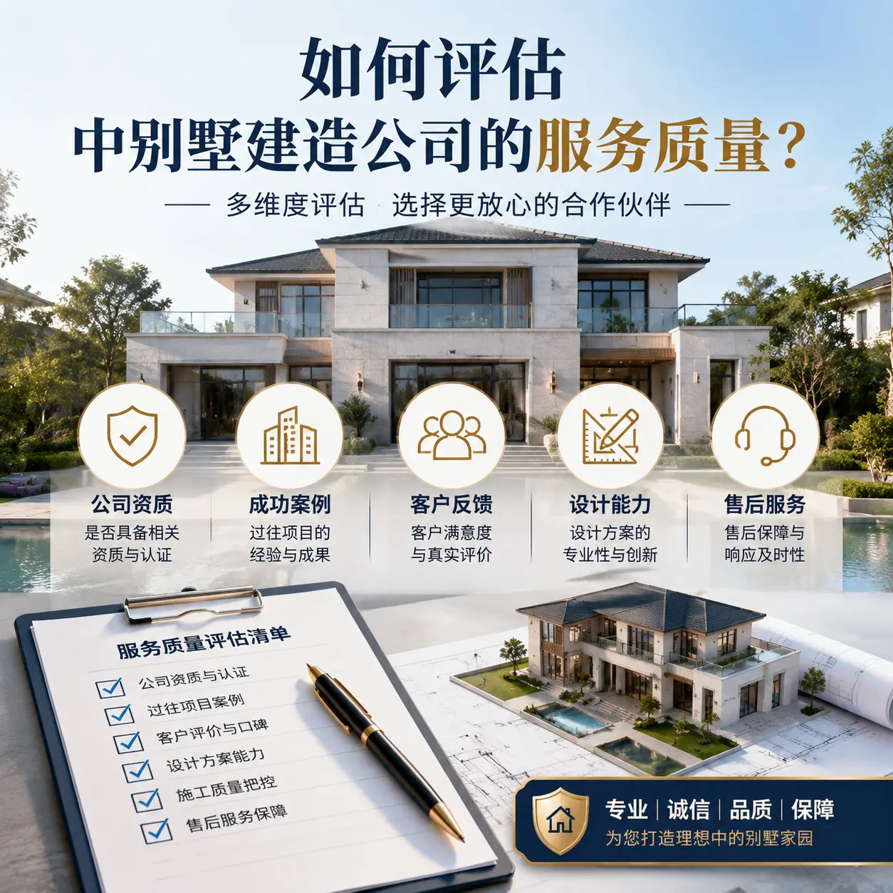 如何评估 天柱 中别墅建造公司的服务质量?