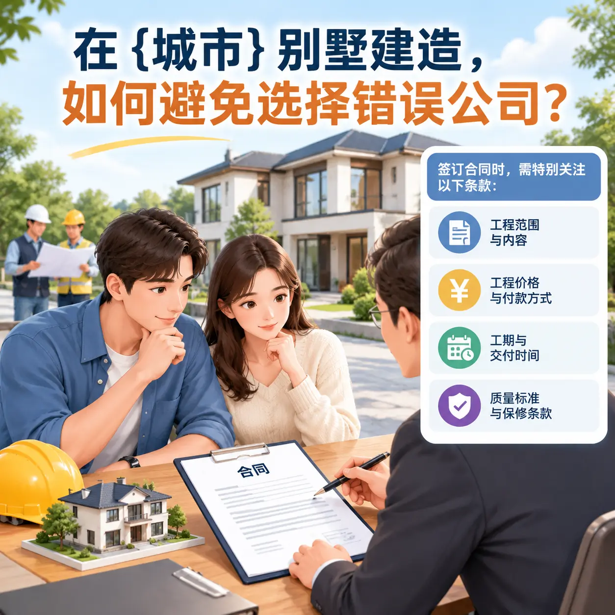 在 天柱 别墅建造,如何避免选择错误公司?