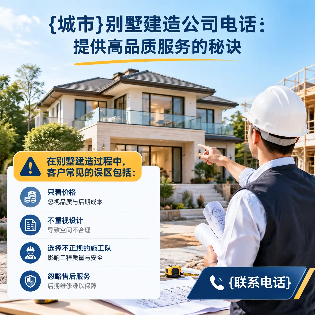 天柱别墅建造公司电话:提供高品质服务的秘诀