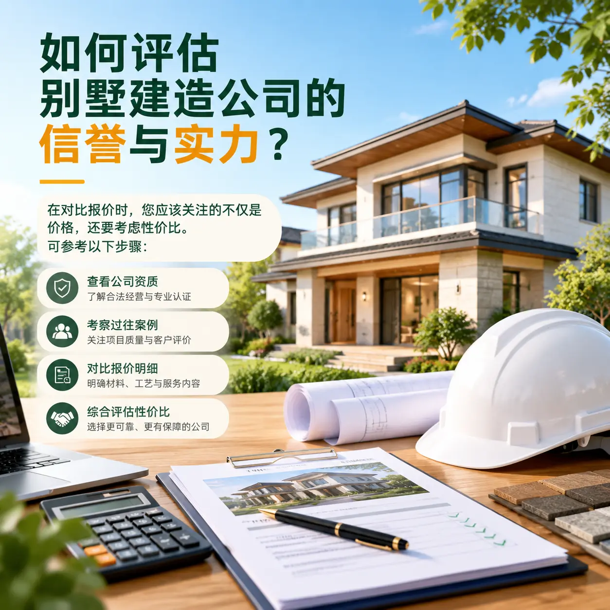 如何评估 天柱 别墅建造公司的信誉与实力?
