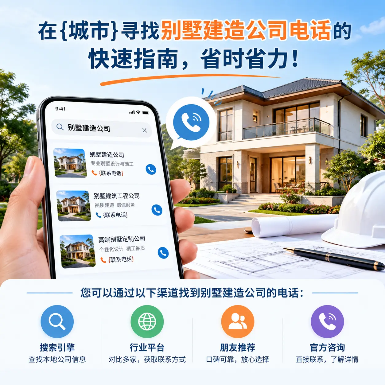 在天柱寻找别墅建造公司电话的快速指南,省时省力!
