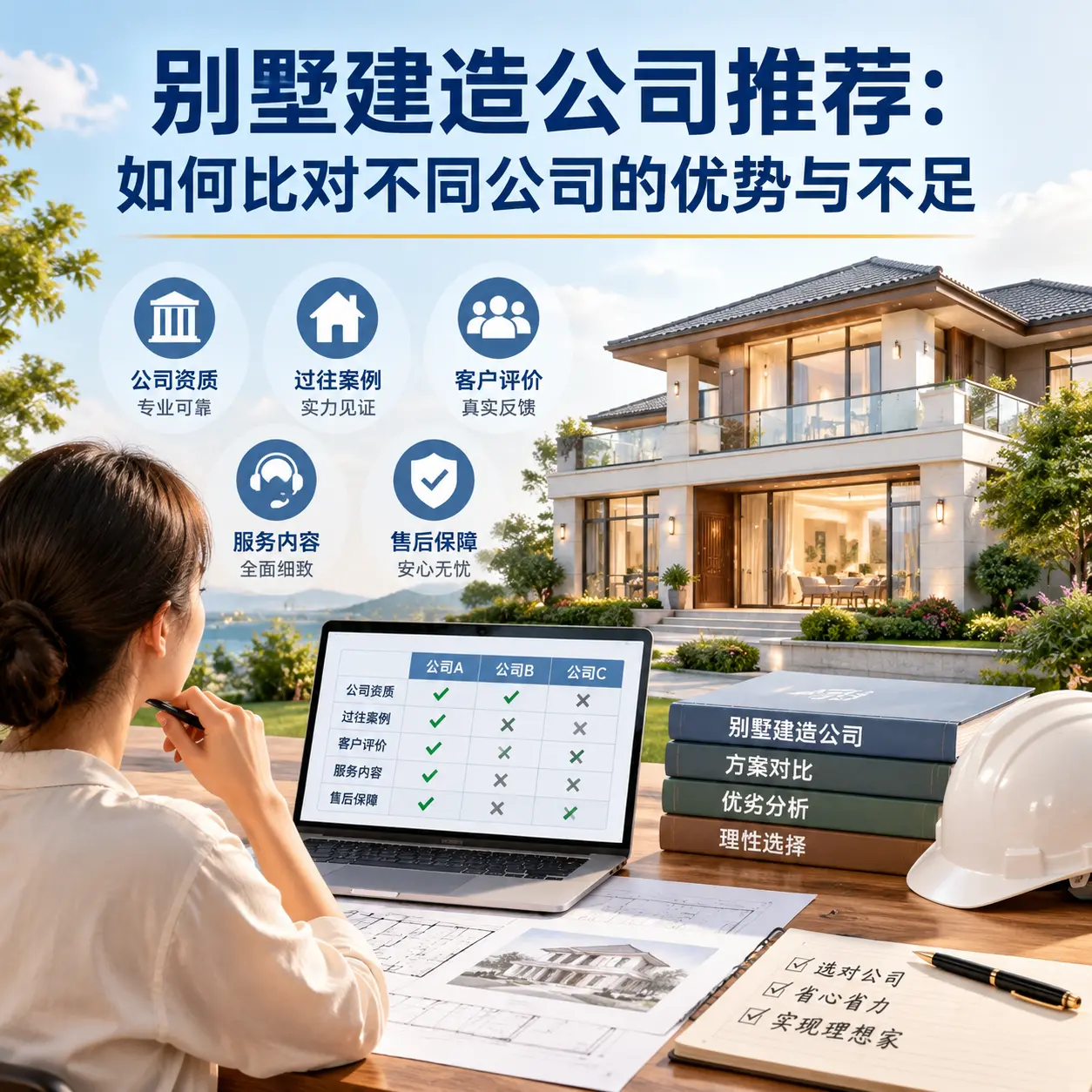 别墅建造公司推荐:如何比对不同公司的优势与不足