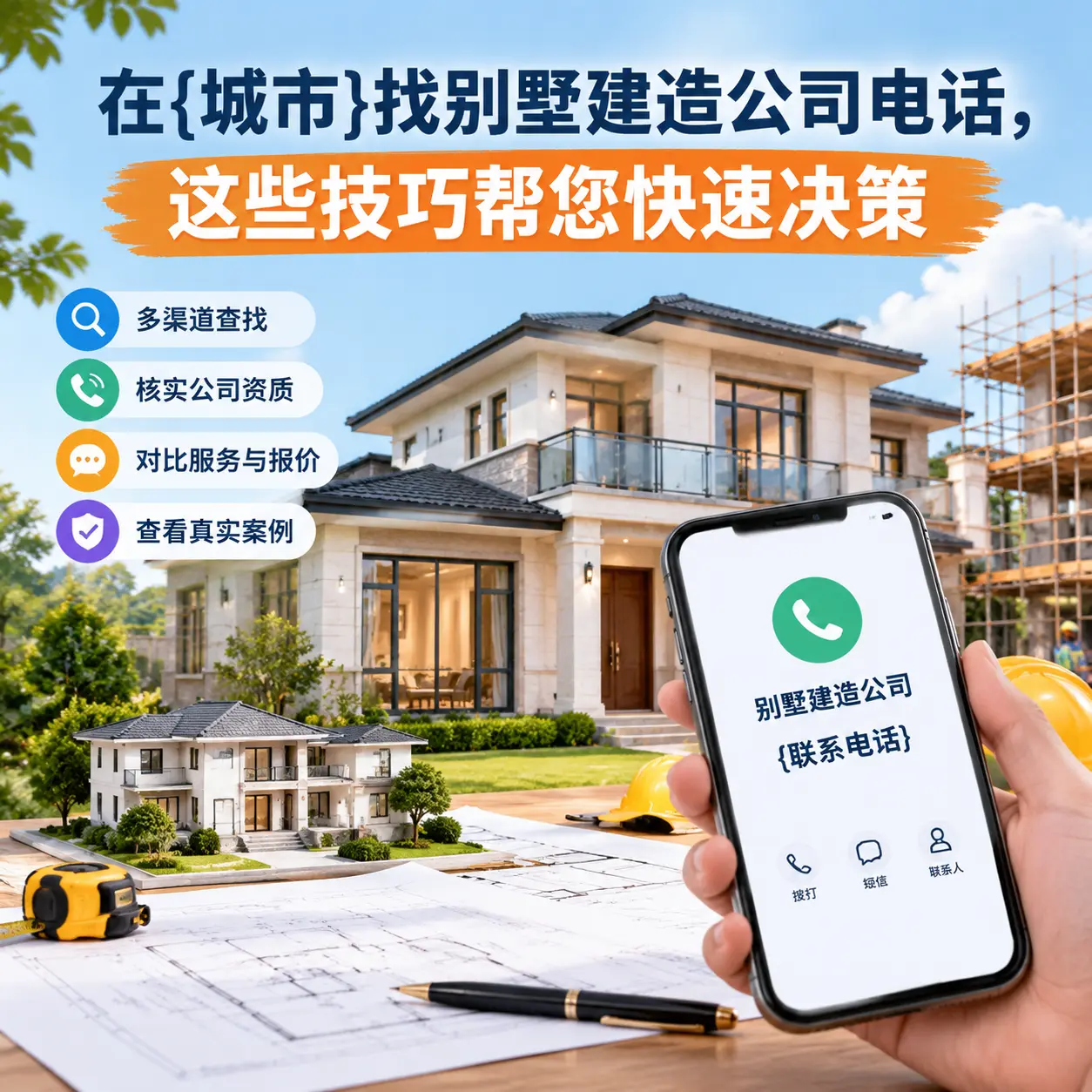在天柱找别墅建造公司电话,这些技巧帮您快速决策