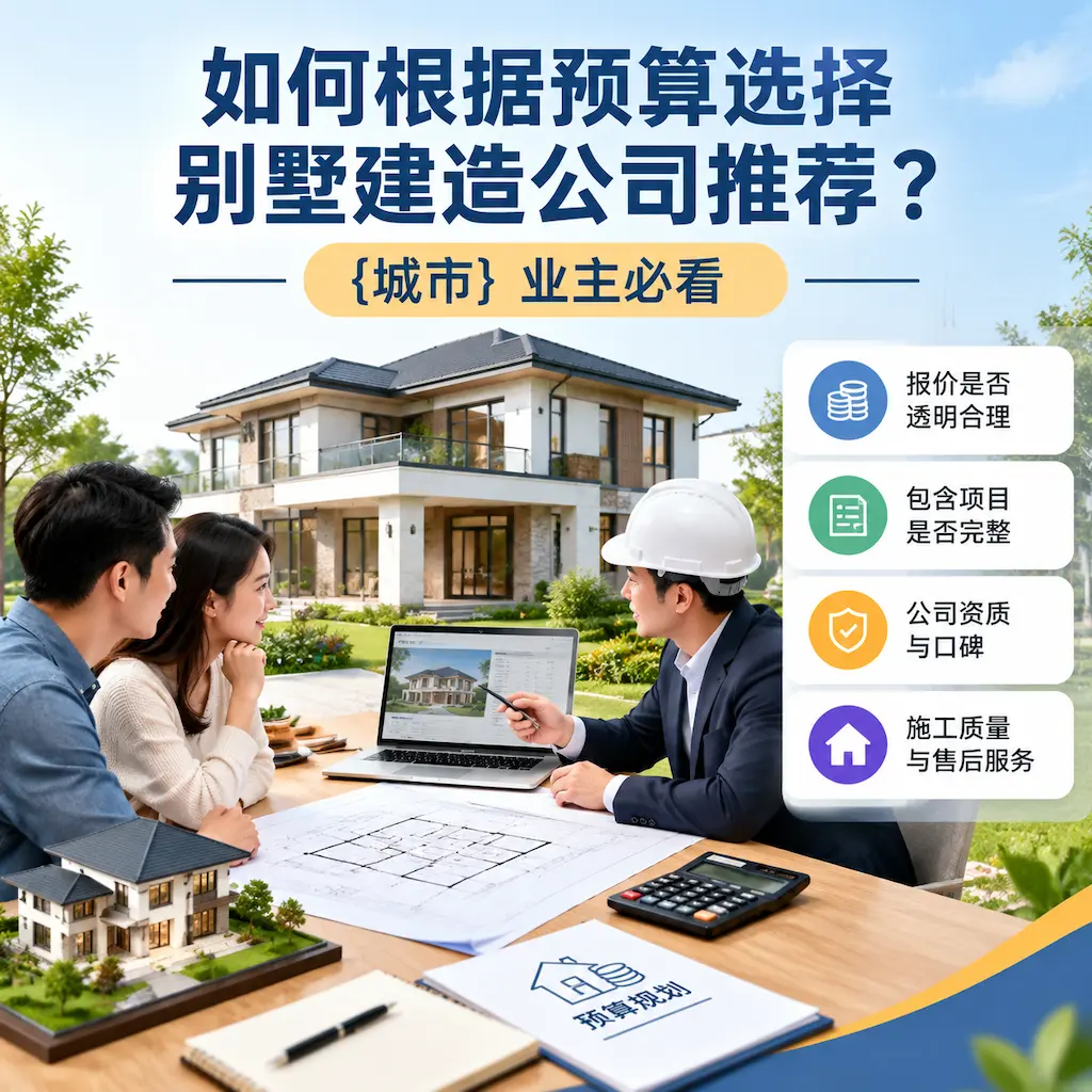 如何根据预算选择别墅建造公司推荐？ 天柱 业主必看