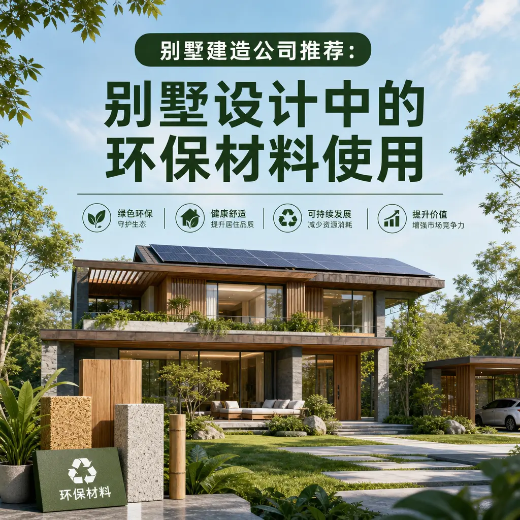 别墅建造公司推荐： 天柱 别墅设计中的环保材料使用