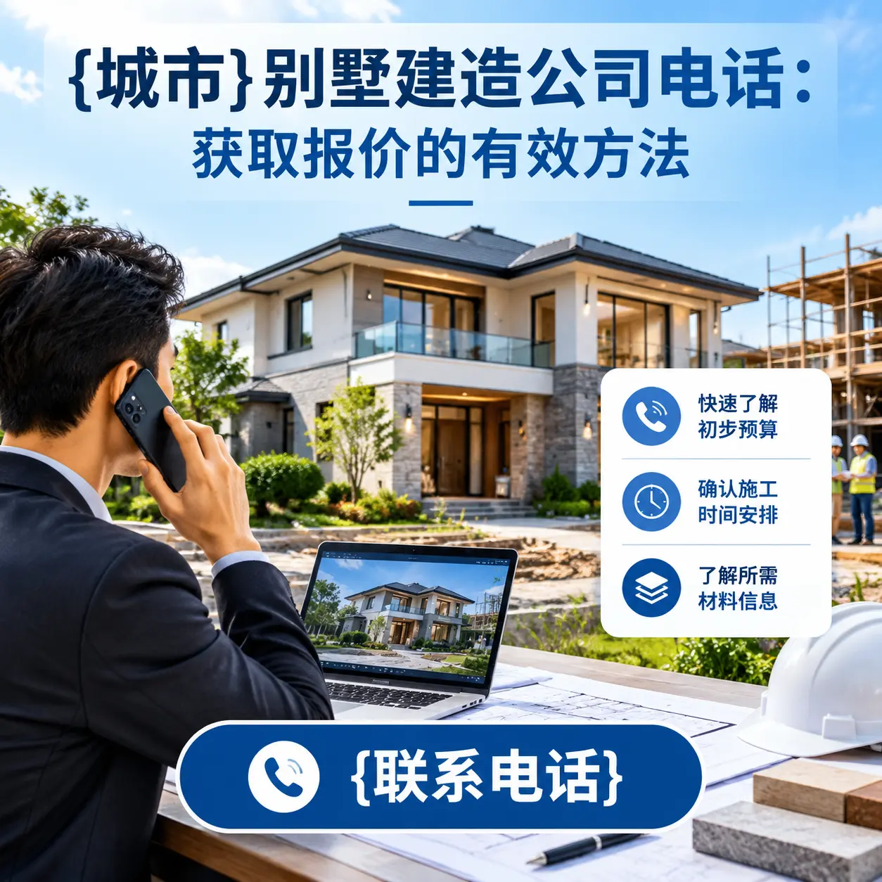 天柱别墅建造公司电话:获取报价的有效方法
